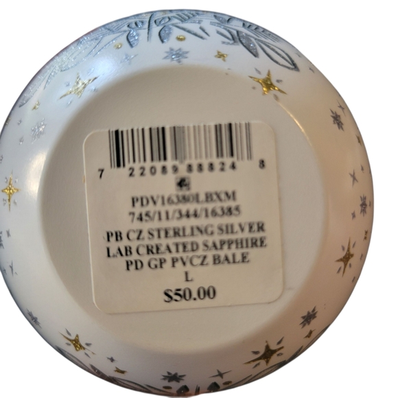 Macy's Gold Cubic Zirconia Necklace - NIP - Picture 5 of 7